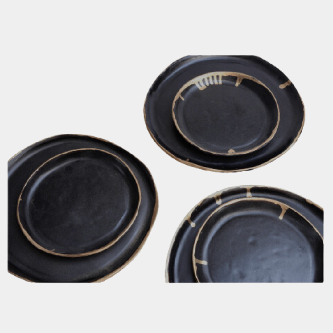 Onyx Stoneware Plate